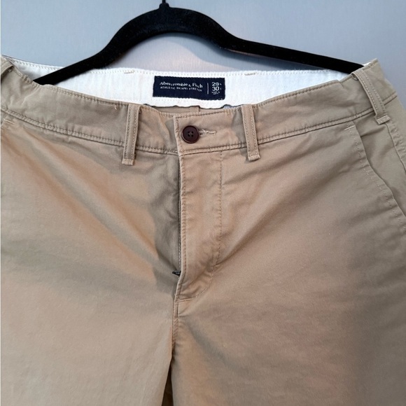 Abercrombie & Fitch Tan Chinos Classic Cotton Twill - Picture 2 of 4